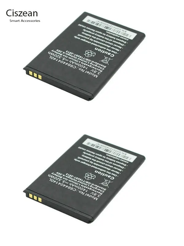 Ciszean 2 шт./лот 1400 мАч Сменный аккумулятор для мобильного телефона BLU LIFE PLAY MIMI L190