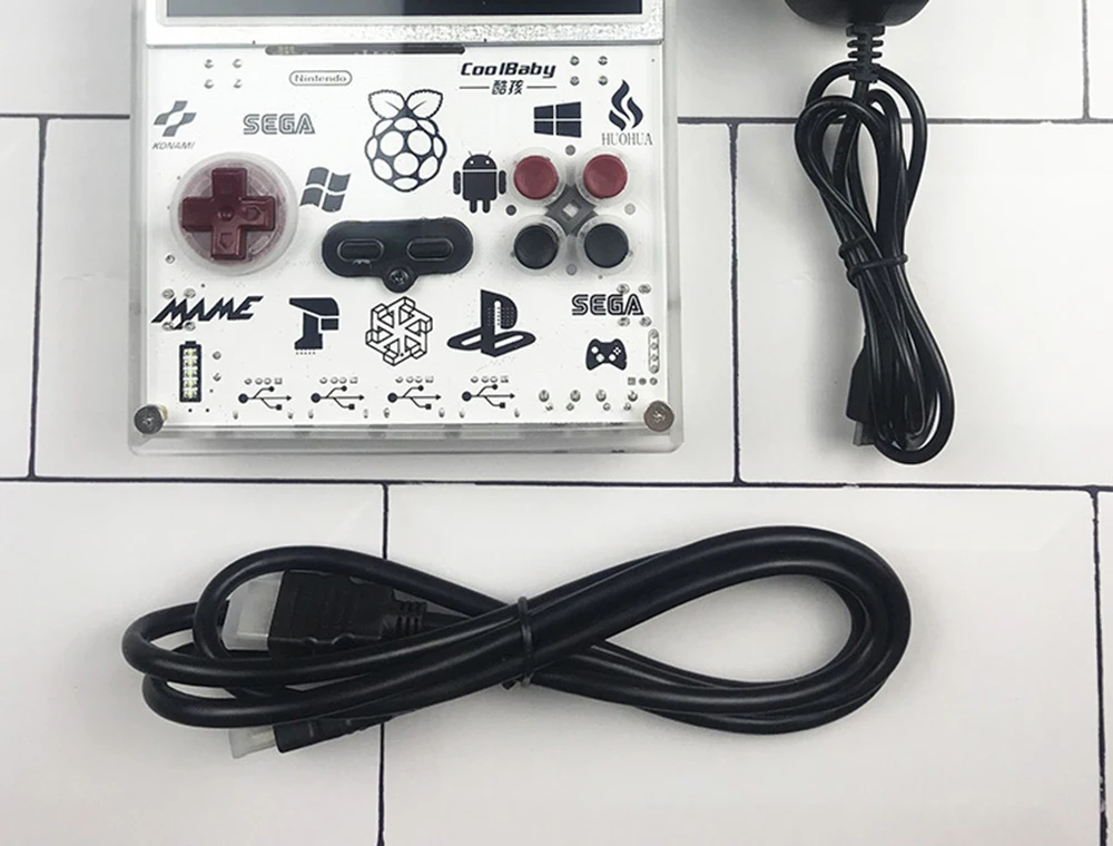 Gameberry Retropie Lakka Ретро пирог Raspberry Pi 15000 Ретро игра внутри Ручной игровой 5 дюймов экран 10000mA батарея