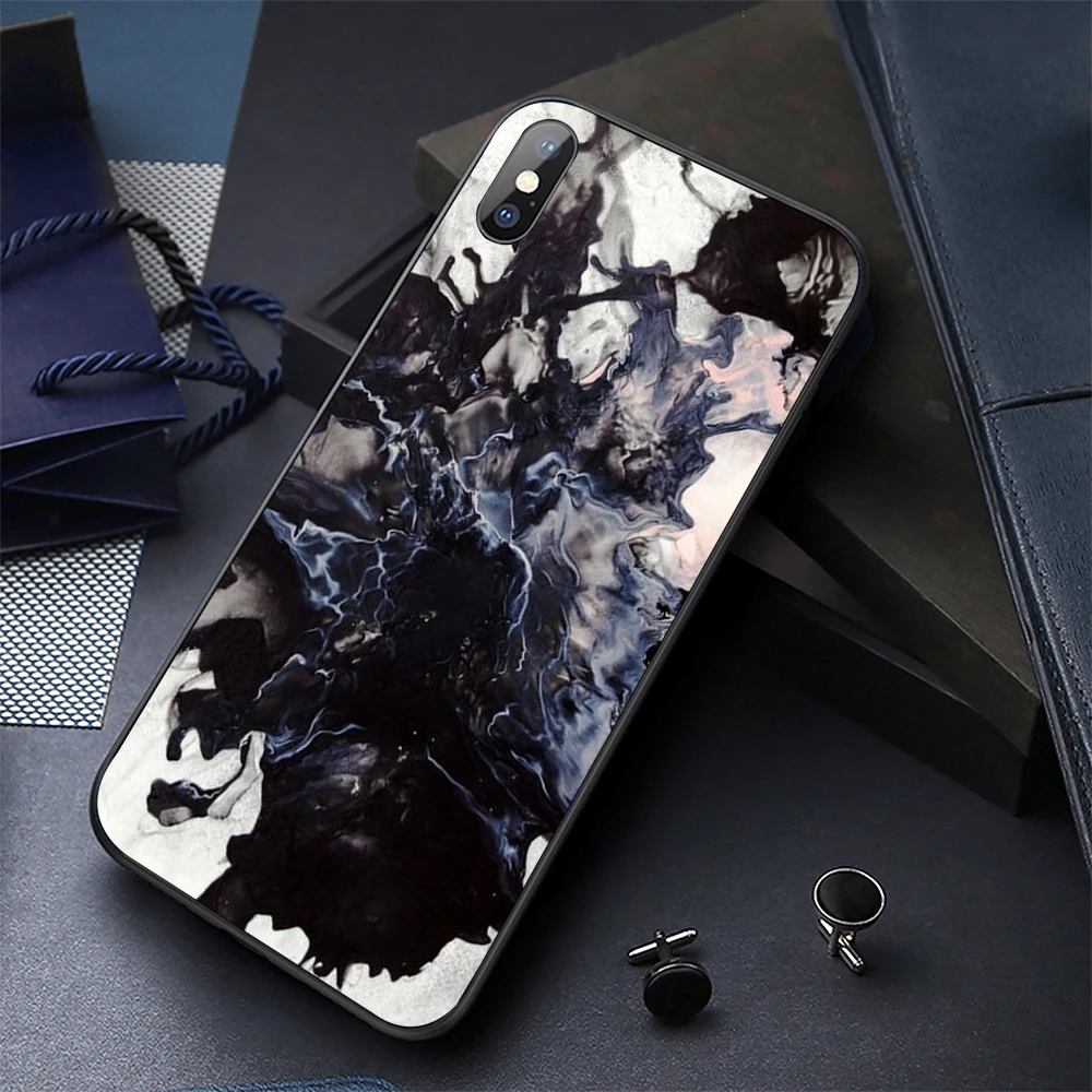 Мягкий чехол с УФ-узором для телефона iPhone x xr xs max 6 6s Plus 7 8 5 5S se TPU |