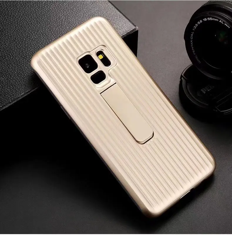 Чехол для Samsung Galaxy S9 S8 Plus J4 J6 автомобильный держатель с магнитной текстурой бампер