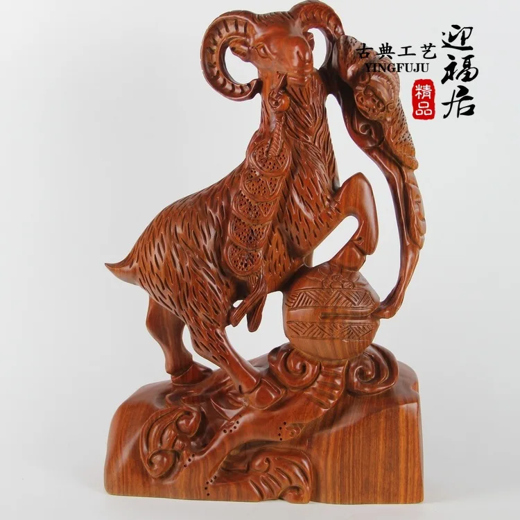 

Благословение перед грушей, деревянные поделки, бутик, овечка, красное дерево, животное, венвань, украшения для дома