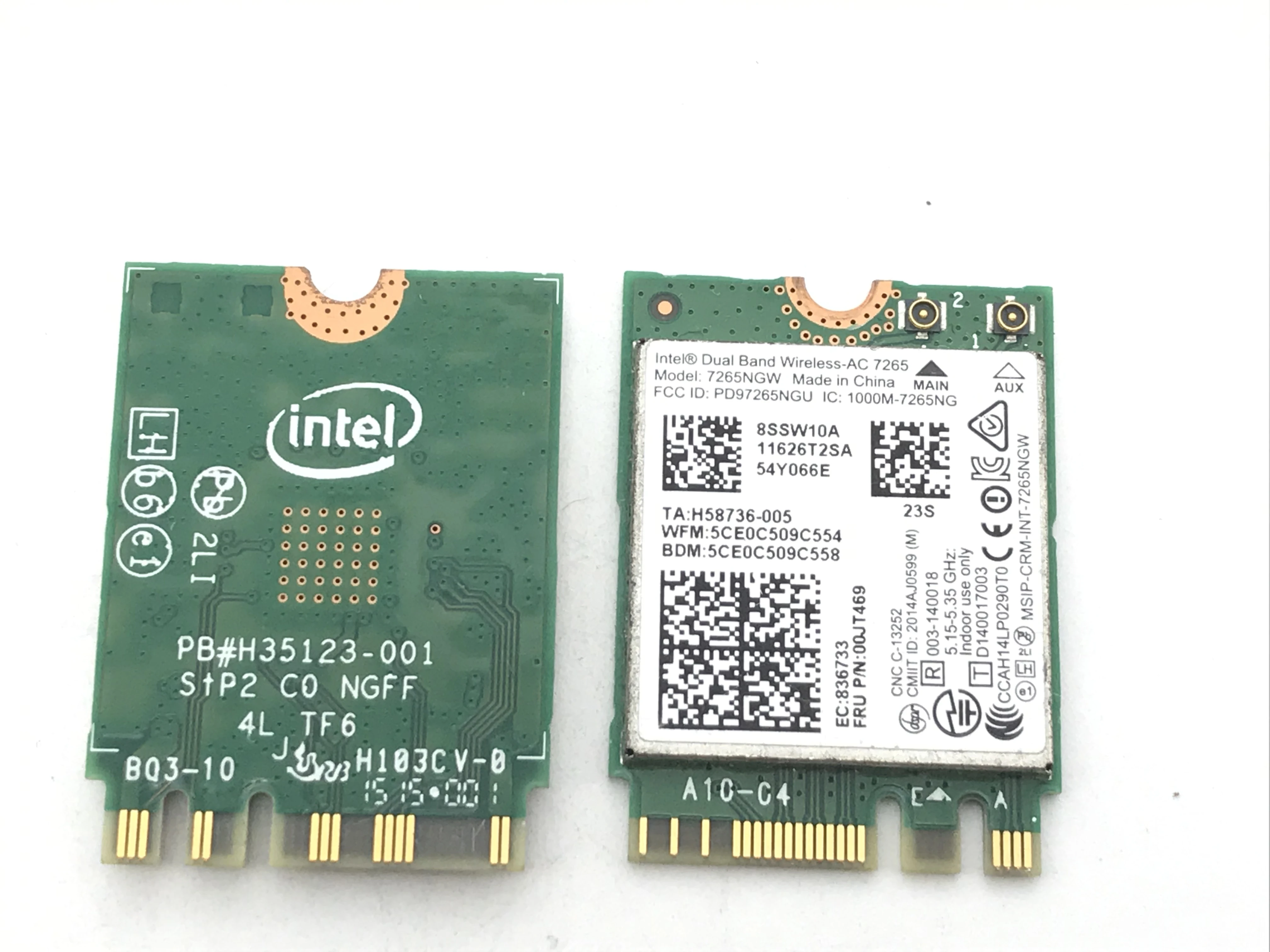 Двухдиапазонная беспроводная сетевая карта AC Wifi Bluetooth для Intel 7265 04X6030 00JT469 Lenovo ThinkPad