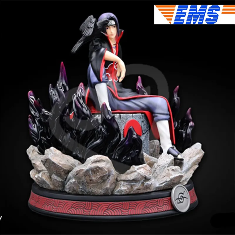 Статуя Наруто Uchiha Sasuke сидя бюст MS-Z серии Akatsuki полноразмерный портрет GK фигурка