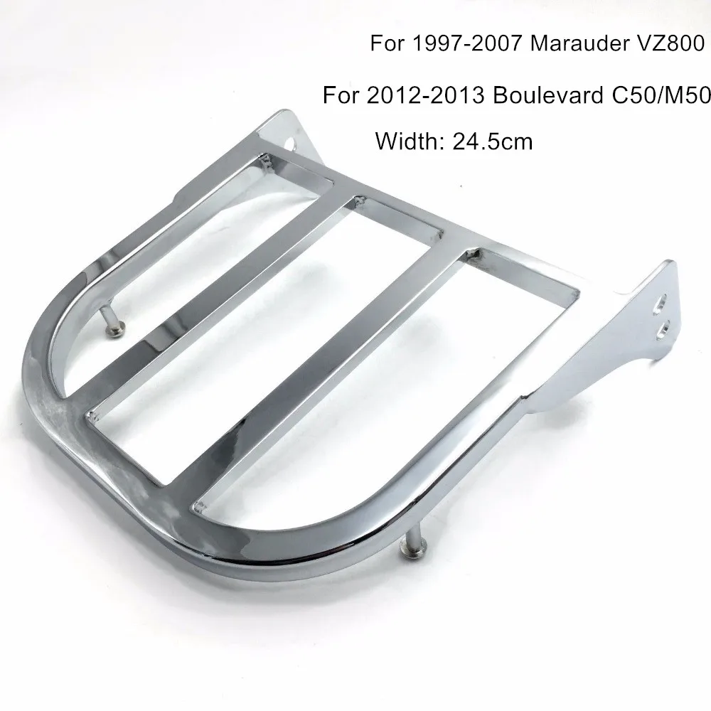 Хромированный задний багажный стеллаж для мотоцикла Suzuki 1997-2007 VZ800 2012-2013 8. 8