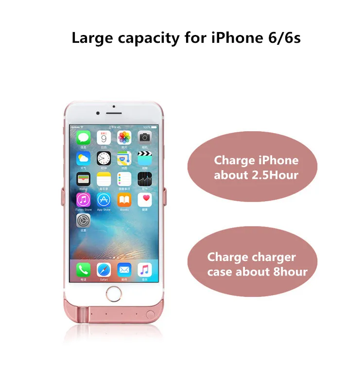 Backup Power bank External Charger Cover Battery Case for iphone 6 6s 5.5 inch | Электроника