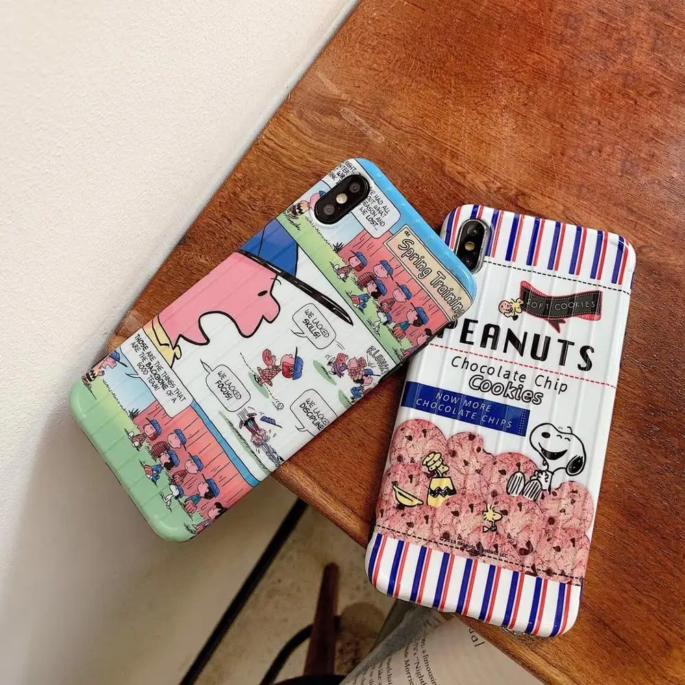 MORINBOiPhone6 / 6p / 7 8PLUS cute cartoon suitcase stripe X XR XSMAX soft shell mobile phone case anti-fall |