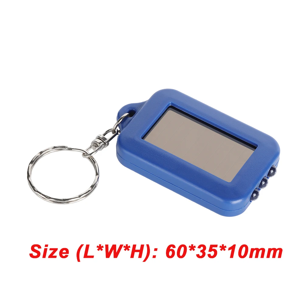 Автомобильный мини светильник фонарь с 3 светодиодными панелями на солнечной