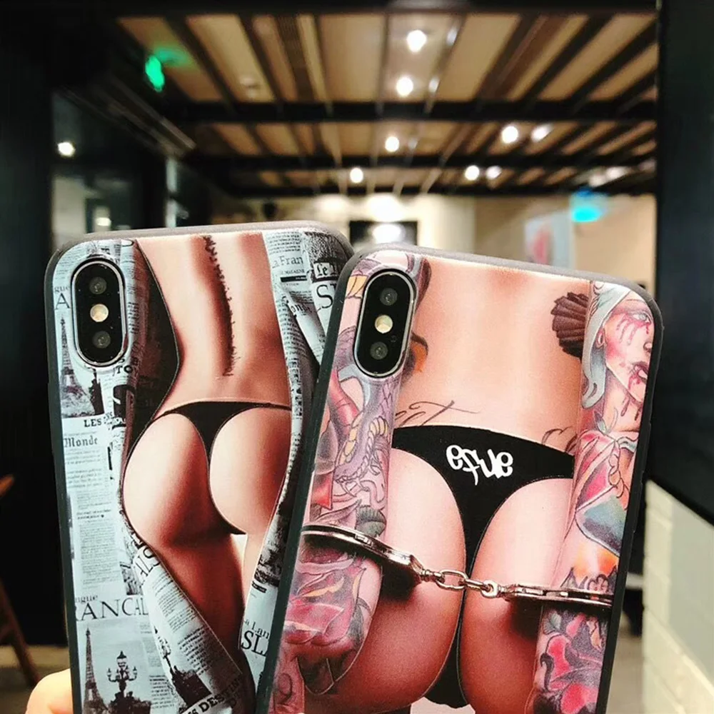 Foaber для iPhone X Xs Max XrFashion Женственная Дамская обувь чехол телефона татуировки