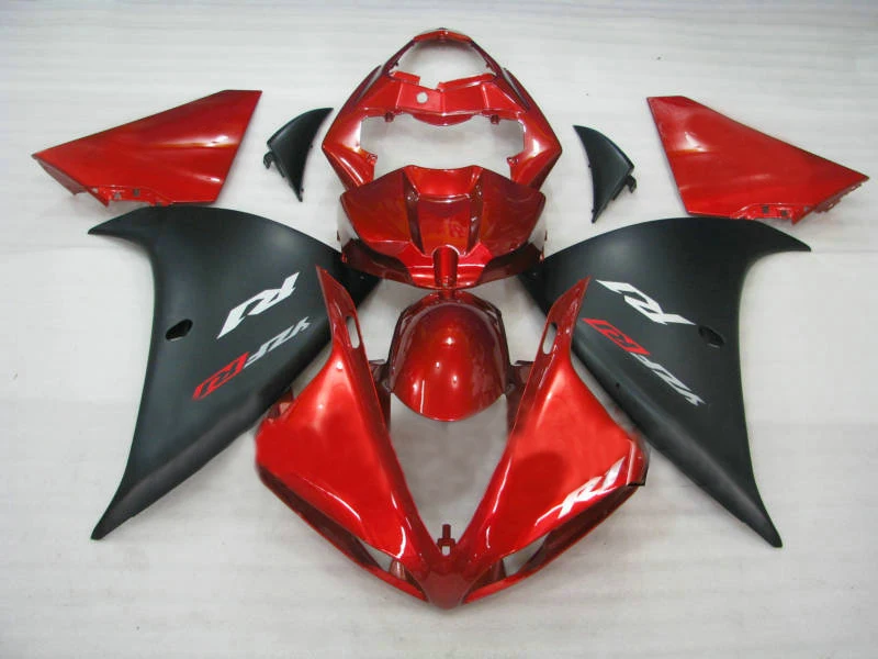 Мотоцикл обтекатель комплект для YAMAHA YZFR1 09 10 11 12 YZF R1 YZF1000 2009 2010 2012 Горячая красный