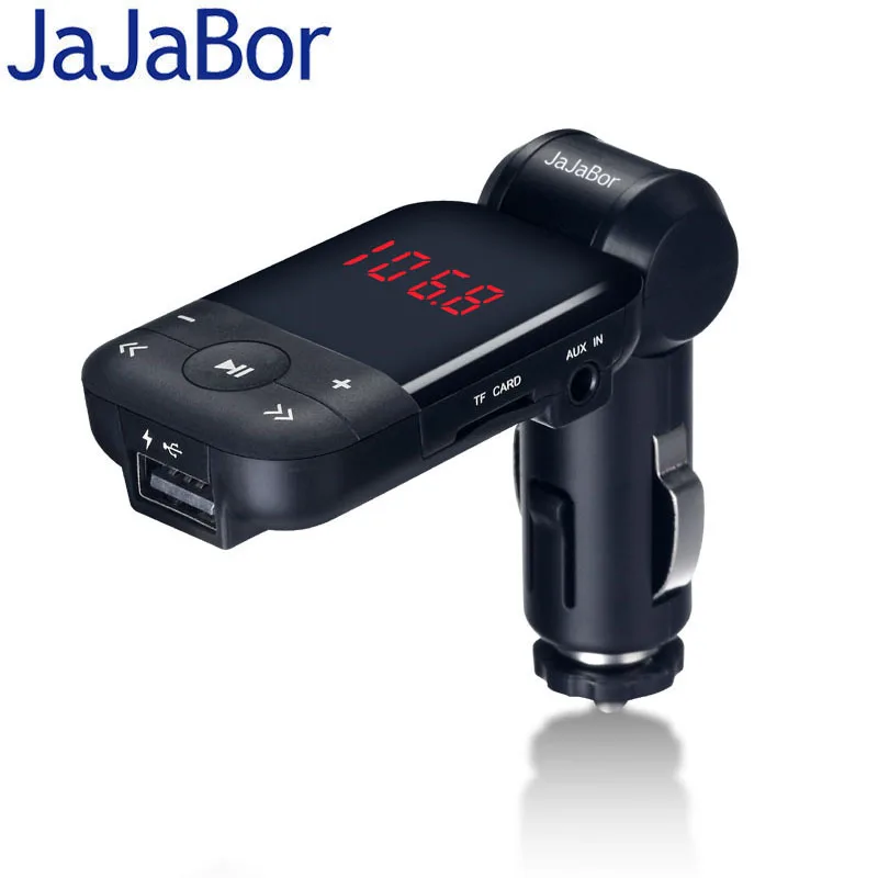 Автомобильный комплект JaJaBor, громкая связь, MP3 аудио плеер, Bluetooth, fm-передатчик, поддержка u-диска, TF карта, 5 В, 2.1A, USB, автомобильное зарядное устройство