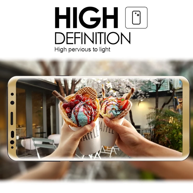 Защитная пленка для экрана PET Samsung Galaxy S8 S9 Plus Note8 Note 9 3D полное покрытие передняя и