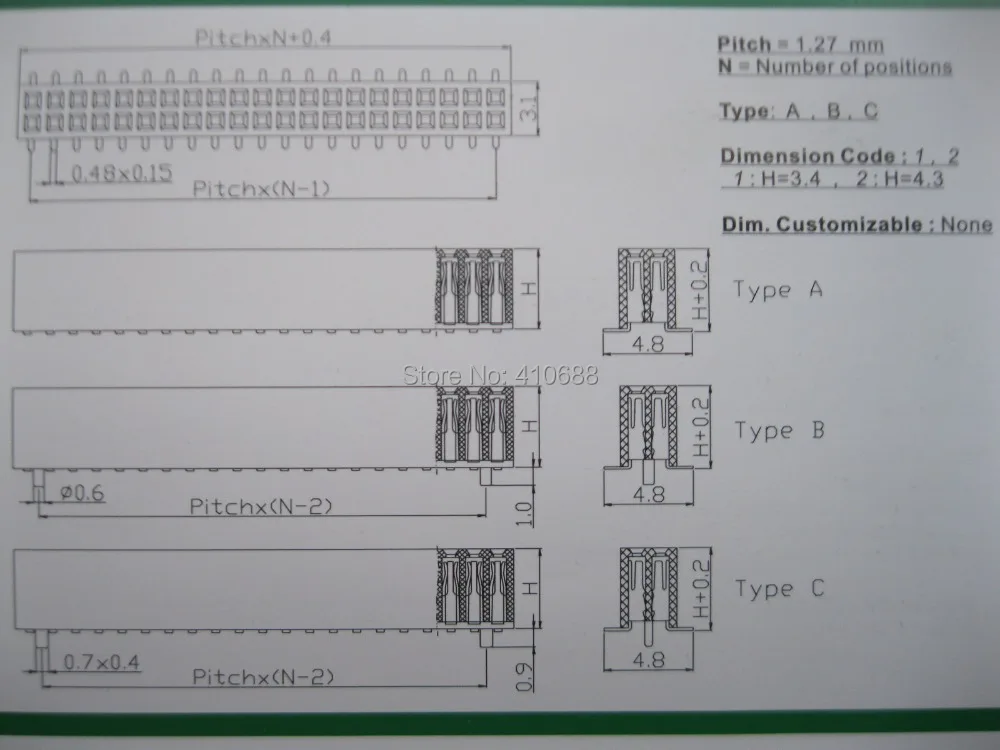 12 шт. Позолоченные SMT SMD 1 27 мм 2x40 80pin разрывный женский штыревой соединитель