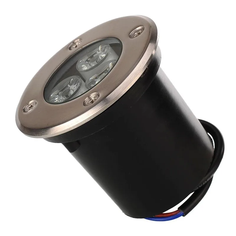 9 Вт светодиодный подземный светильник IP68 Водонепроницаемый AC85 265V/DC12V наружная