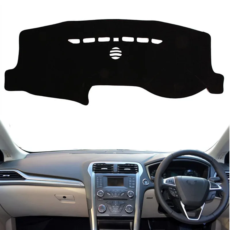 Для Ford Mondeo Fusion 2013- накладка на приборную панель коврик Солнцезащитный козырек автомобильный Стайлинг Инструмент Чехлы Ковер Анти-УФ аксессуары RHD
