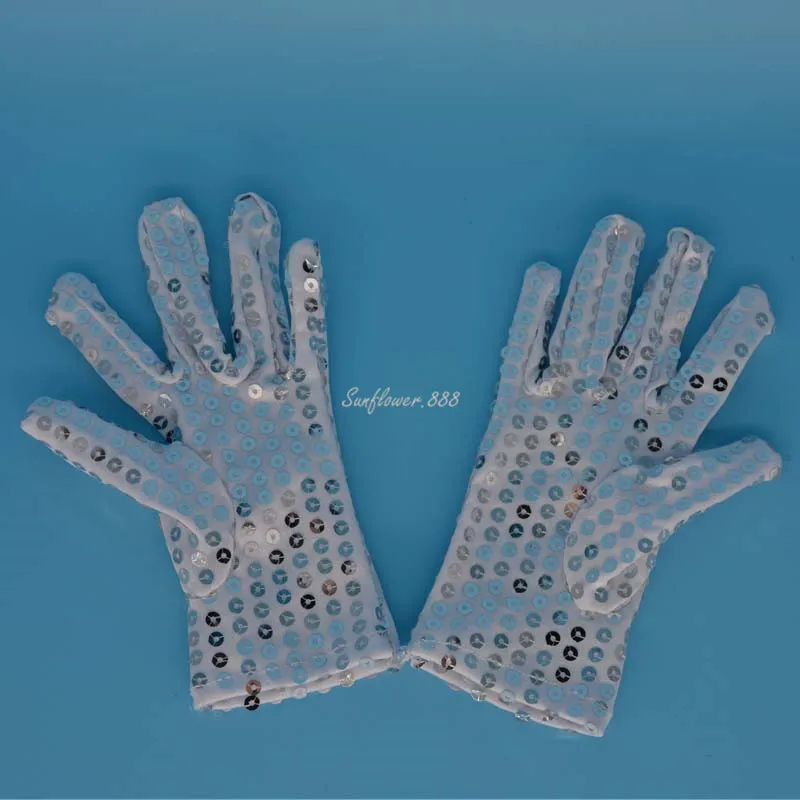 Детские перчатки с блестками для мальчиков и девочек детские выступлений на