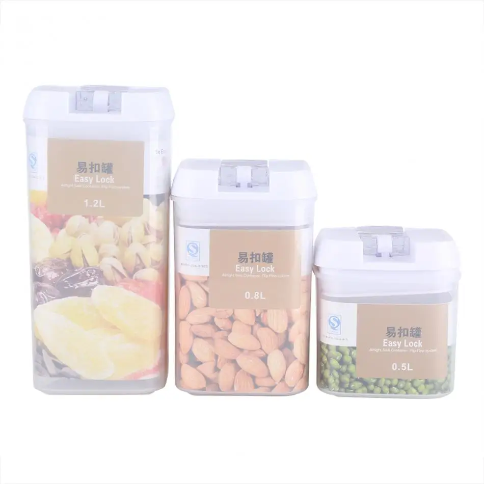 Plastic Food Storage Box Transparent Kitchen Storage Box Refrigerator Food Preservation Container Food Box Kitchen Organizer