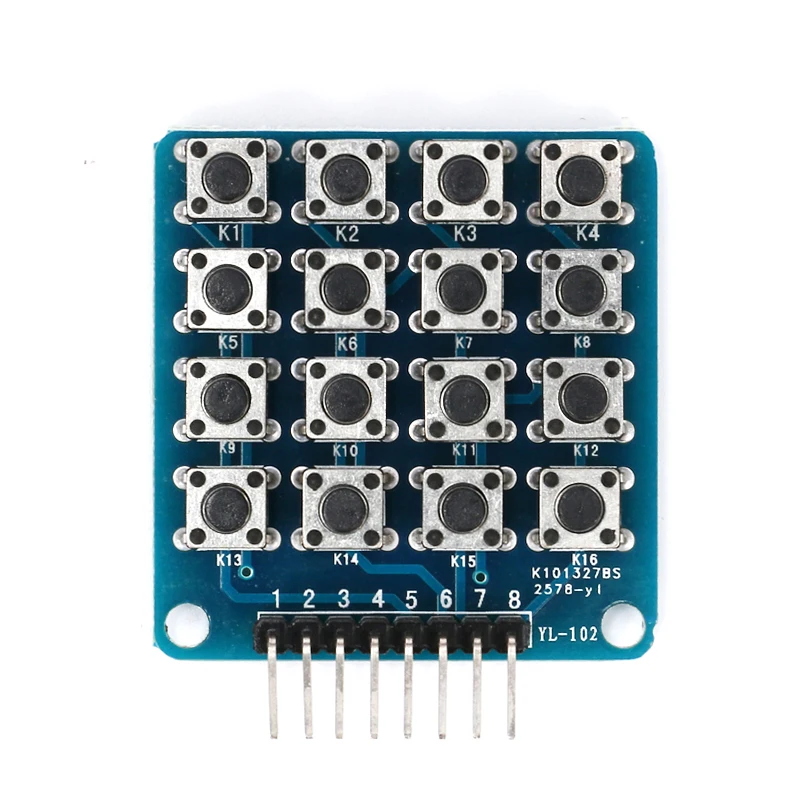Матричная клавиатура 4x4 4*4 плата с аксессуарами для MCU матричная 16 кнопками Arduino