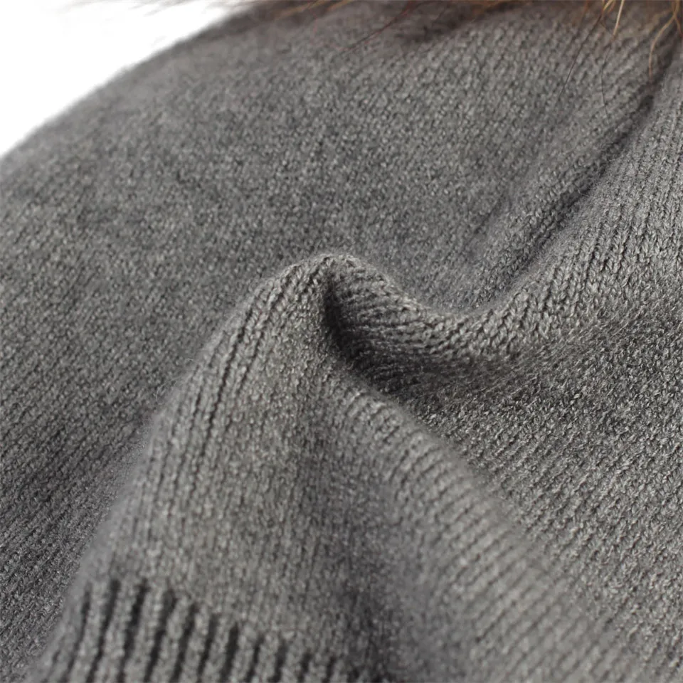 Детская шапочка, Осенняя шерстяная шапка Skullies, шапочки с помпоном из меха енота для новорожденных мальчиков и девочек, громоздкая зимняя шапка с помпоном из натурального меха
