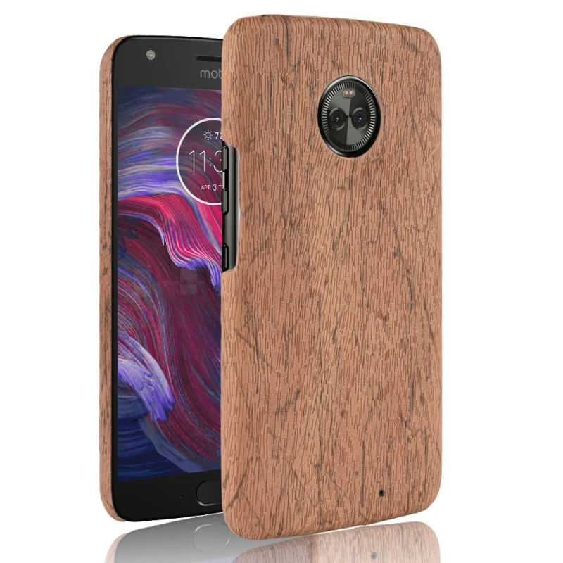 Чехол для MOTO X4 задняя крышка искусственная кожа + Поликарбонат Жесткий телефона