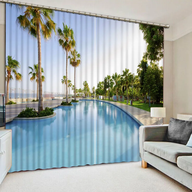 High Quality 3D Printing Curtains Beautiful variety of Lifelike Scenery Bedroom Living Room CL-167 | Дом и сад
