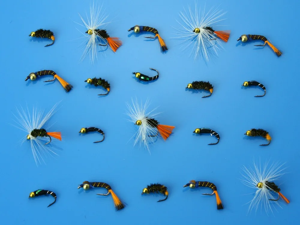 40 шт. Caddis Pupa Larva Midge And Buzzers бусина головка Нимфа мухи лосось|lure skirt|salmon fishing lurelure net |