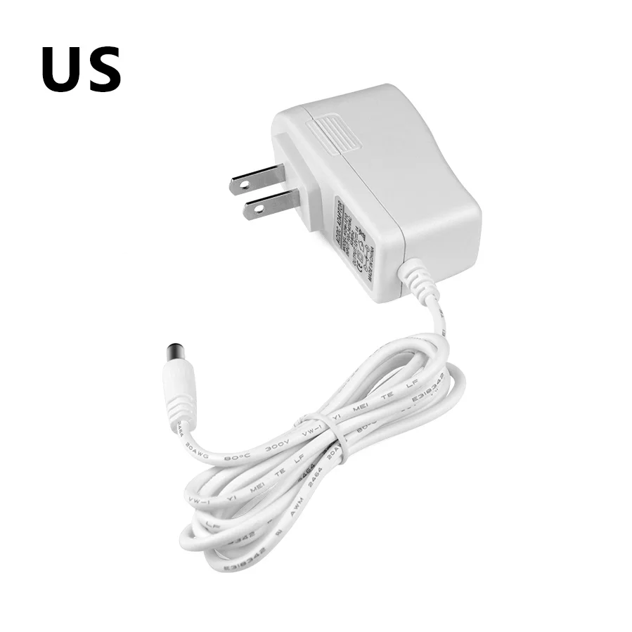 US Plug DC 12 V 2A ЕС США адаптер питания AC 110 V 220 V к DC 12 V адаптер питания 5,5mm x 2,1mm источник питания для светодиодный осветительный фонарь - Цвет: US Plug