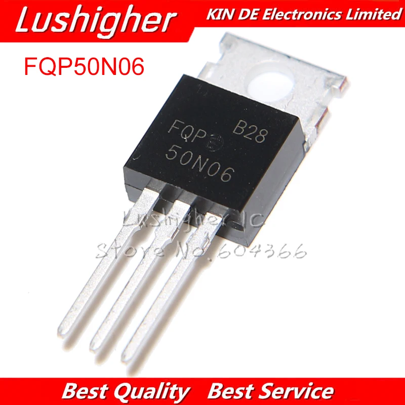 

10 шт. FQP50N06 TO220 RFP50N06 50N06 50A 600 в MOSFET TO-220 N-channel