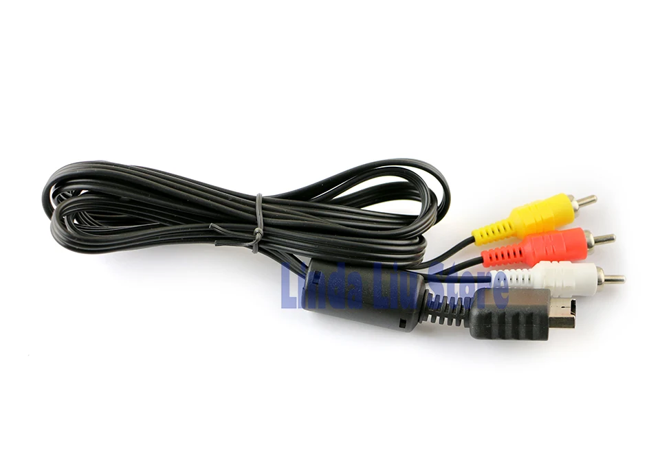 ChengChengDianWan высокое качество 1 8 м Аудио Видео AV кабель для PS2 патч корд PS3 10 шт./лот|cable