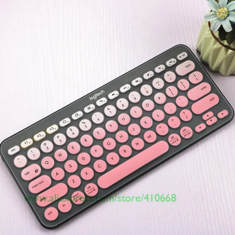 Мягкая силиконовая крышка клавиатуры защитная пленка для logitech K380 K 380 Bluetooth клавиатура мульти-устройство механическая защита кожи