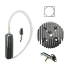 ЧПУ Серебряная головка цилиндра, черная бутылочка для двигателя 80 куб. См