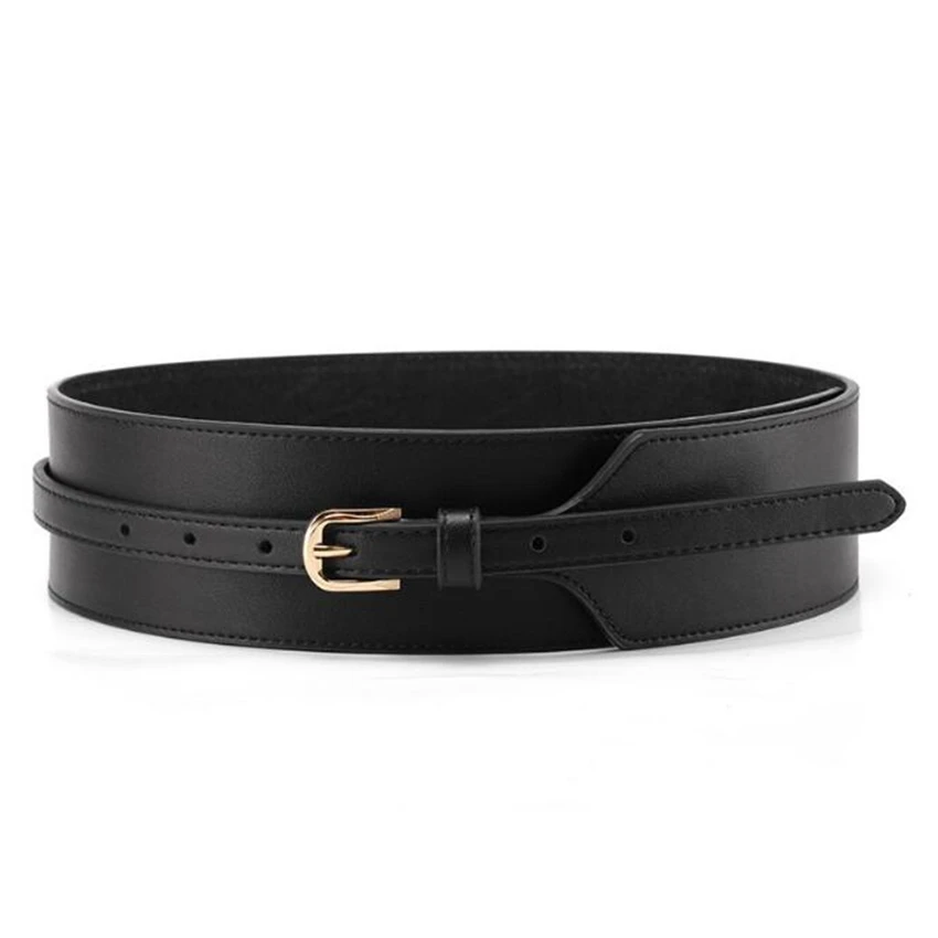 

Elegant Real Leather Waist Belt for Women Retro Needle Buckle Belts Waistband High Waist Cummerbund Corset