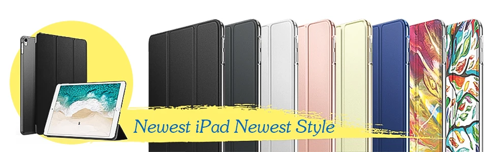 Чехол MoKo для iPad Pro 10 5 тонкий легкий умный чехол подставка с полупрозрачной