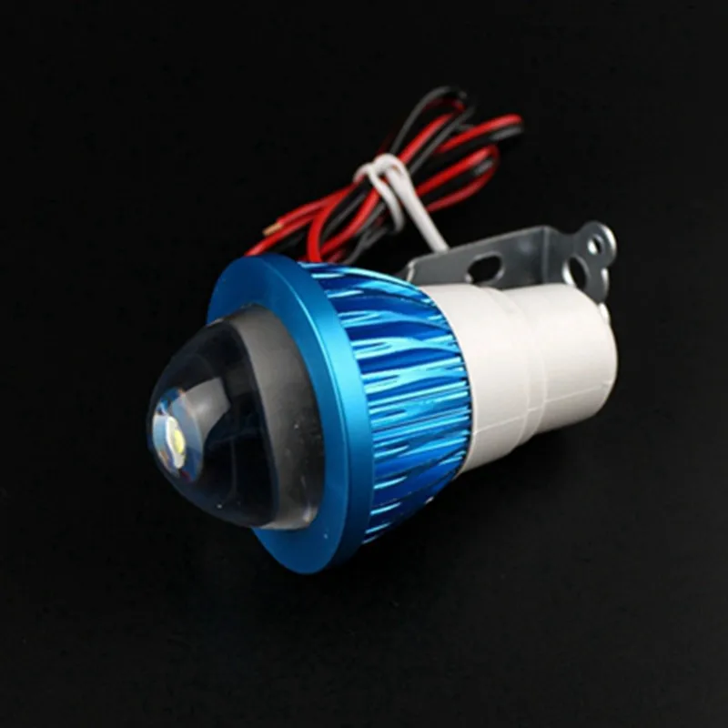 12-80V Универсальный яркий светодиодный стробоскопический индикатор фары мотоцикла рыбий глаз@ 118