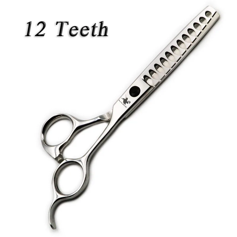 

Black Knight 6 Inch Professional Hairdressing Scissors Hair Thinning Scissors Barber Shears 12 Teeth High Quality