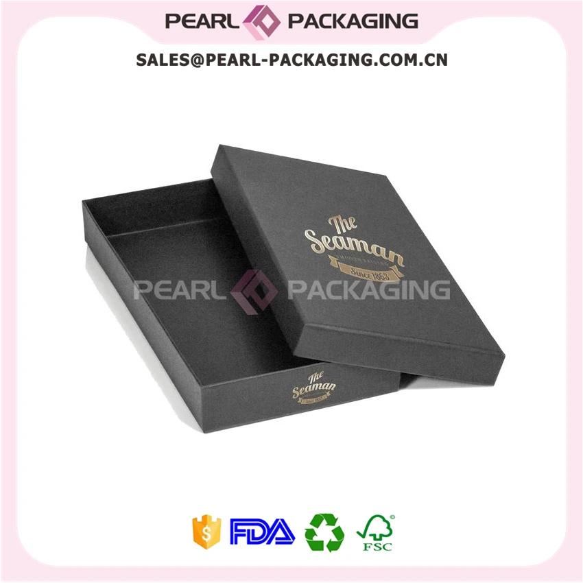 Стильная Золотая матовая черная коробка с перламутровой крышкой розовая золотая