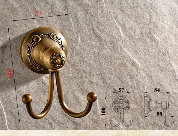 Houmaid аксессуары для ванной комнаты бронзовая вешалка Европа одежда пальто