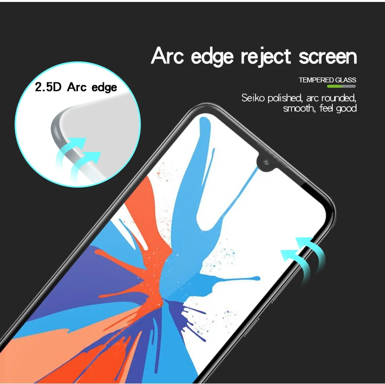 Защитная пленка из закаленного стекла для Huawei Y7 2019 | Мобильные телефоны и