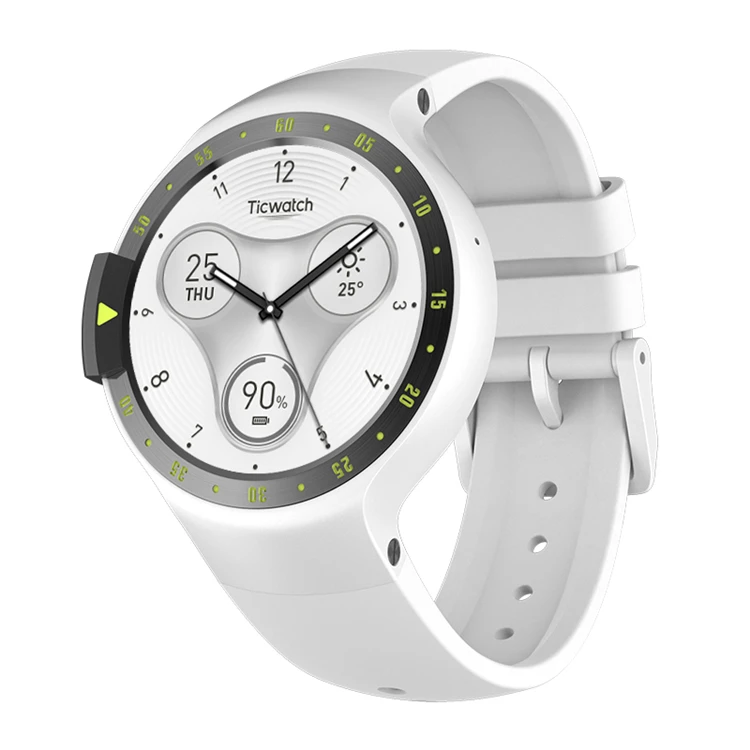 Смарт-часы Ticwatch S Android Wear 2,0 Bluetooth 4,1 рыцарь Wifi частота сердечных сокращений IP67 водонепроницаемые встроенные gps спортивные часы