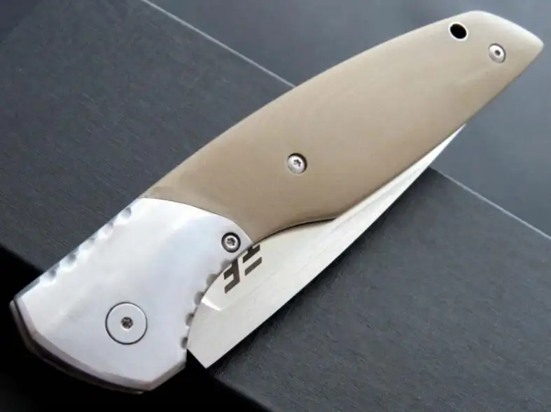EF111 9 Cr18mov лезвие G10 + ручка из нержавеющей стали EDC Складной нож карманный