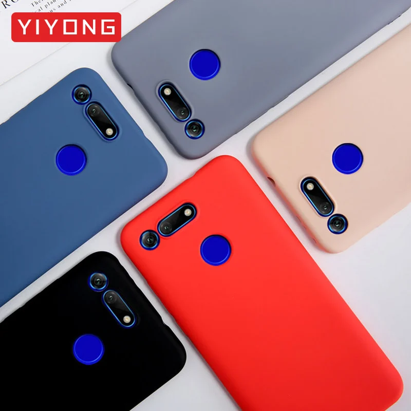 YIYONG huawei Honor вид 20 V10 V9 чехол тонкий из ТПУ мягкий Pro Lite жидкий силикон 10 8X Max V |