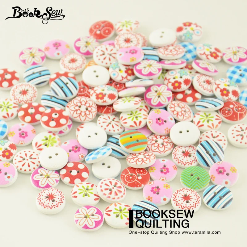 Деревянные пуговицы с двумя отверстиями 15 мм 100 шт./лот|2 hole wooden buttons|buttons 100pcswooden