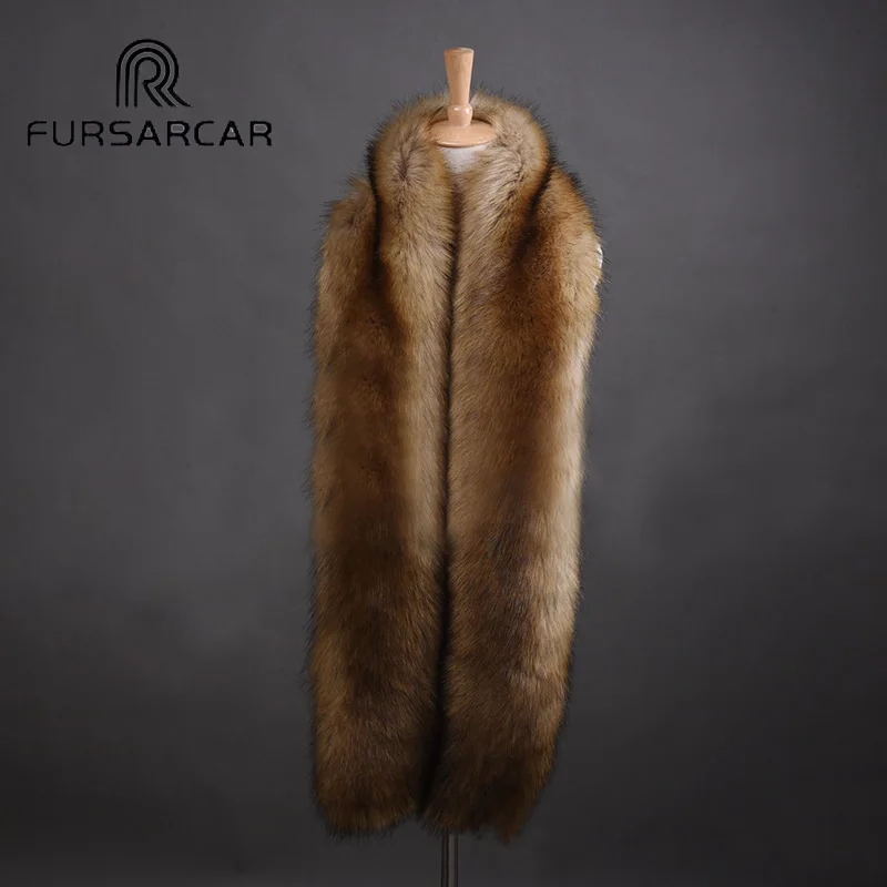 Роскошный женский шарф из искусственного меха, новинка года, 175 см, длинный зимний шарф из искусственного лисьего меха, шарфы для женщин, одноцветные шарфы