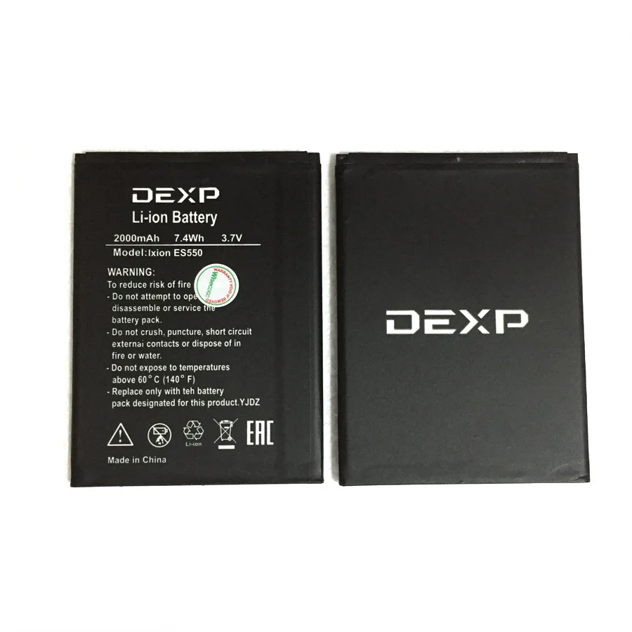 Высокое качество 2000 мАч батарея для DEXP Ixion ES550 ES 550 Мобильный телефон батарея+ номер отслеживания
