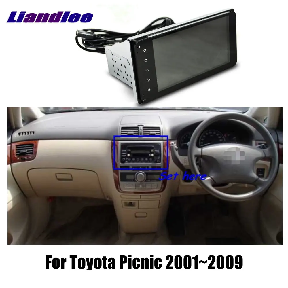 Liandlee для Toyota Picnic 2001~ 2009 Автомобильный Android радио плеер gps NAVI карты HD сенсорный экран ТВ Мультимедиа без CD DVD