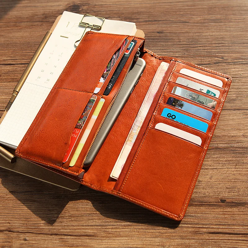 Мужские кошельки LANSPACE тканый кожаный кошелек брендовый Чехол бумажник|wallet card