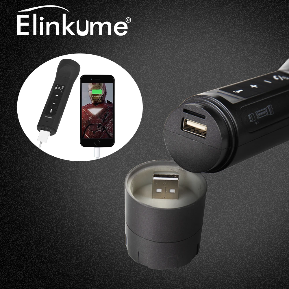 Фото Elinkume Новый Открытый Спорт Многофункциональный USB Bluetooth Динамик фонарик Hands-Free Elinkume Новый Открытый Спорт Многофункциональный USB Bluetooth Динамик фонарик Hands-Free
