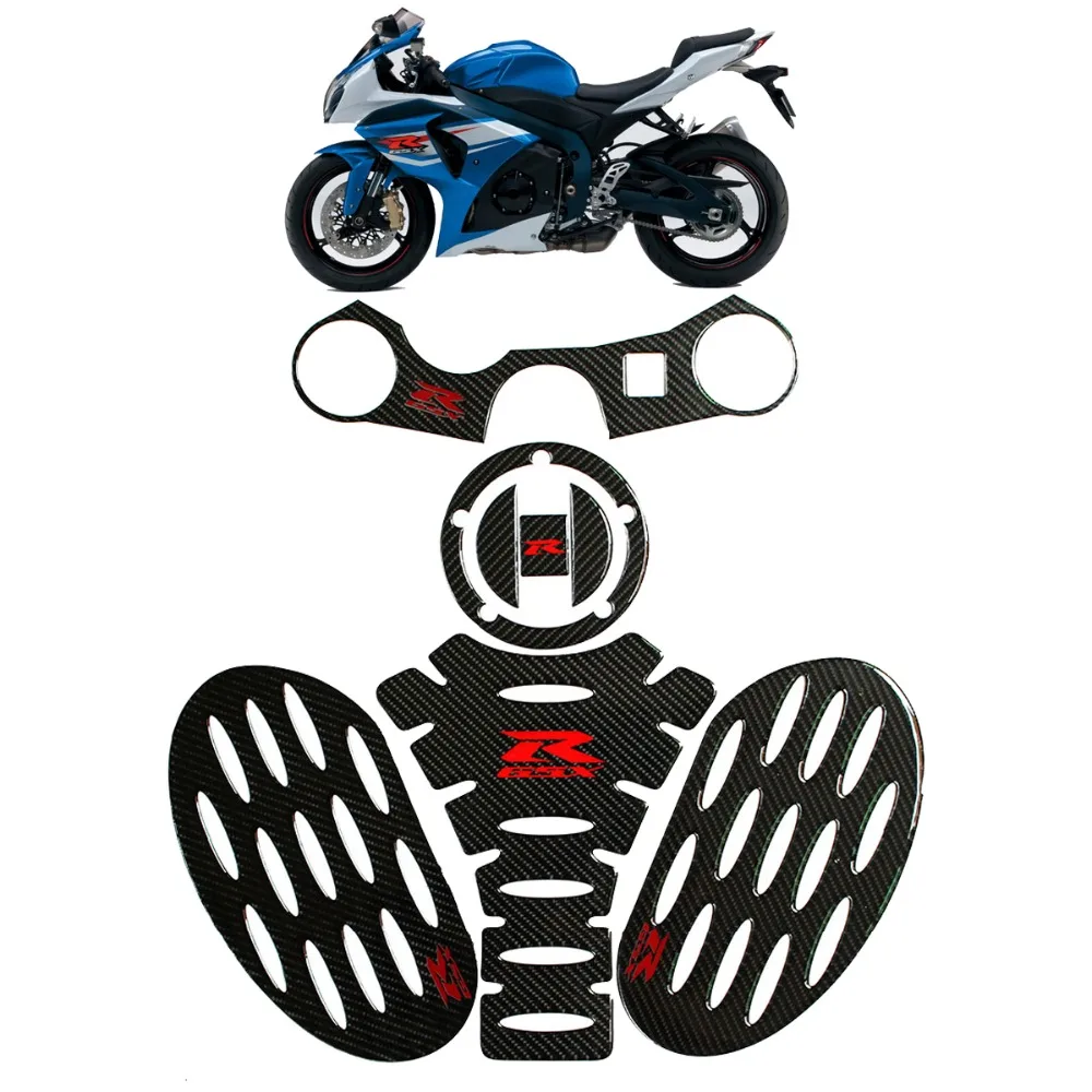 Автолюбителю для SUZUKI GSXR 600 750 06 12 GSXR1000 07 08 углерода ADESIVI 3D Стикеры Наклейка эмблемы
