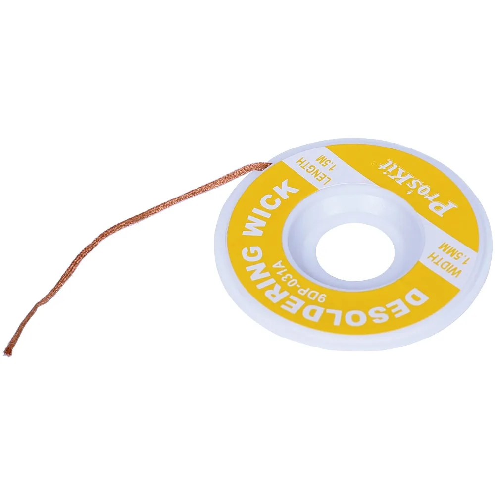 Pro'sKit 9DP-031B BGA всасывания олова линии распайки фитиль припоя Remover провода для PCB IC материнская плата реболлинга инструмент
