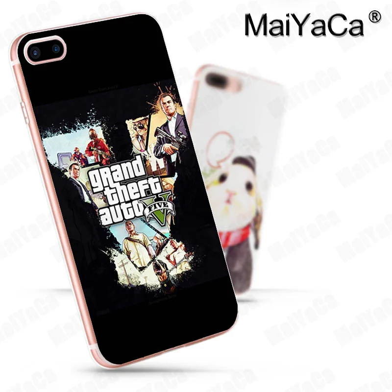 MaiYaCa Gta Grand Theft Auto V милый чехол для телефона iphone SE 2020 11 pro 8 7 66S Plus X 10 5S XR XS MAX|Бамперы| |