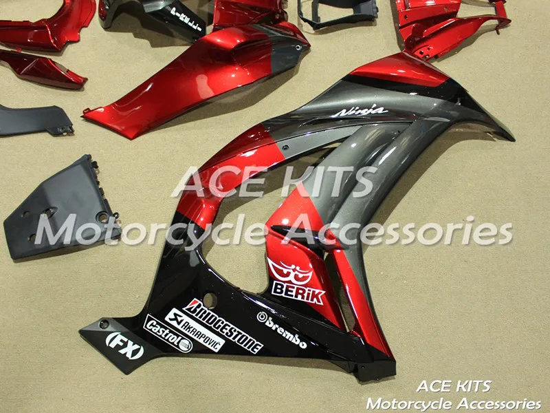 Новый ABS мотоцикл обтекатель для kawasaki Ninja ZX 10R 2011 2012 2013 2014 2015 впрыска кузова любой